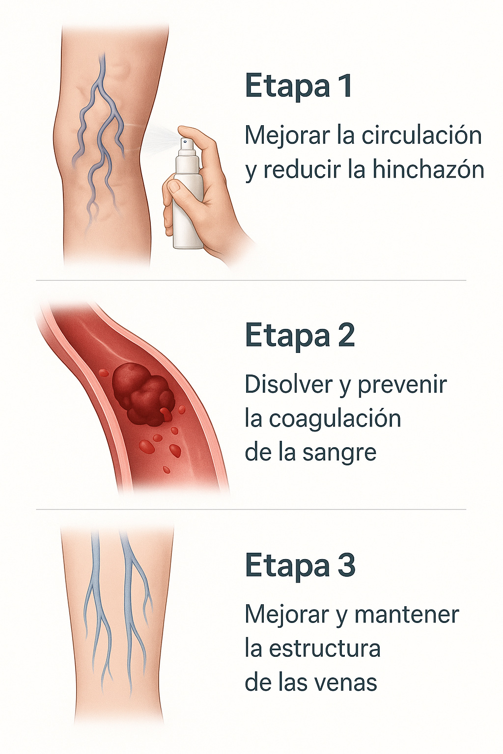 Varicox Vein Spray – Tratamiento Natural para Várices